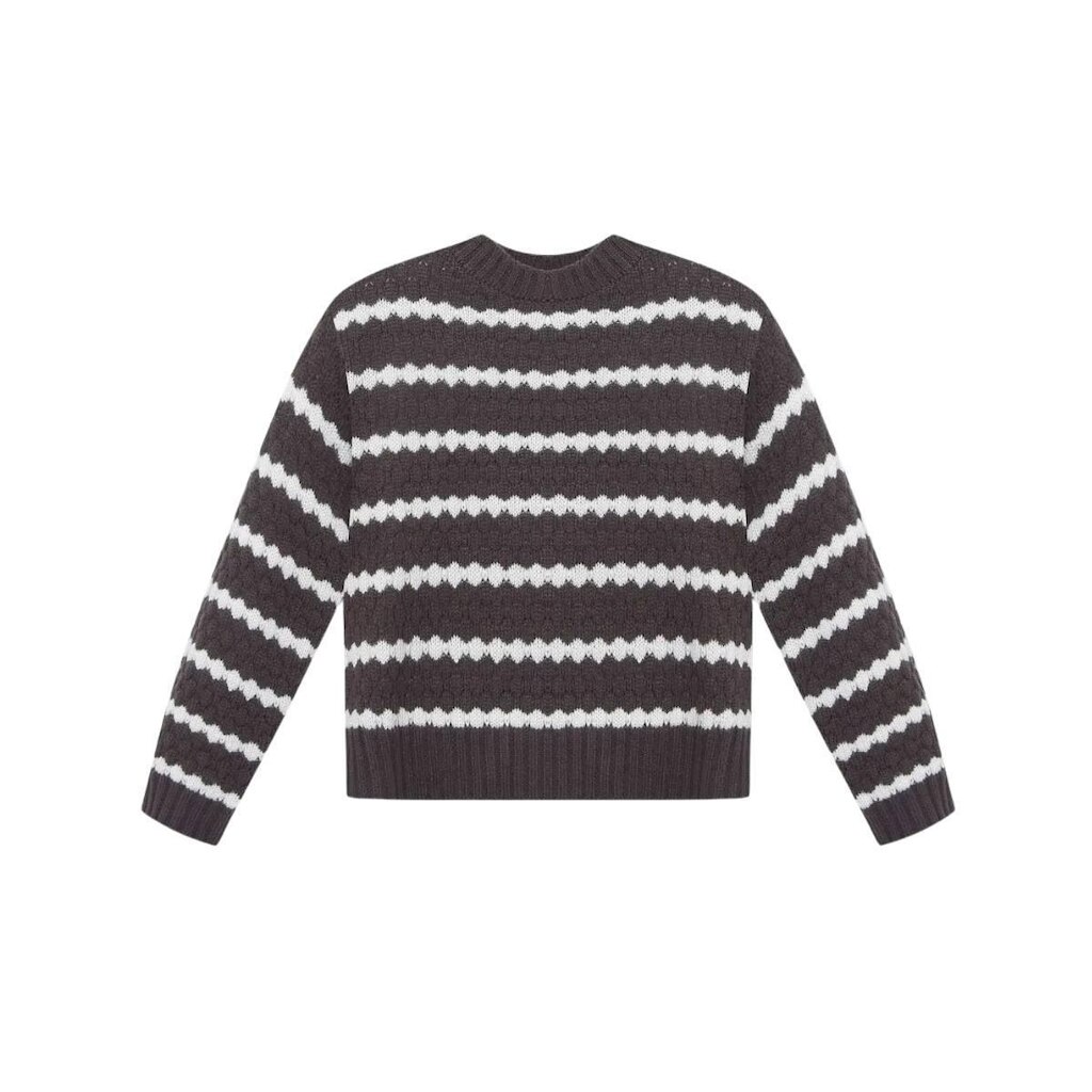 Blusão Infantil Hering Tricô Texturizado Marrom