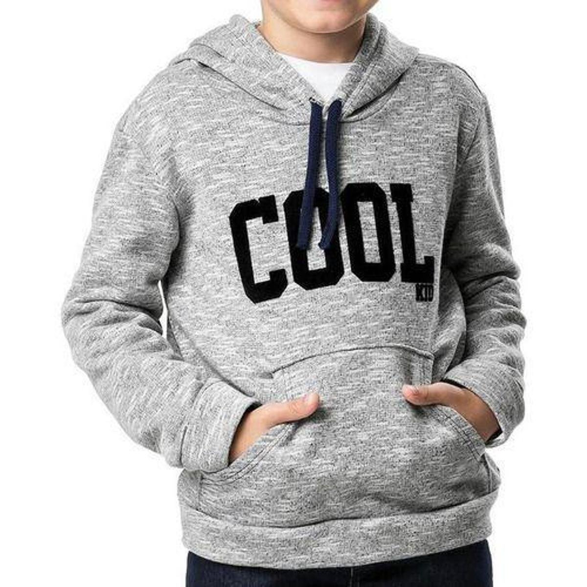 moletom com capuz gris