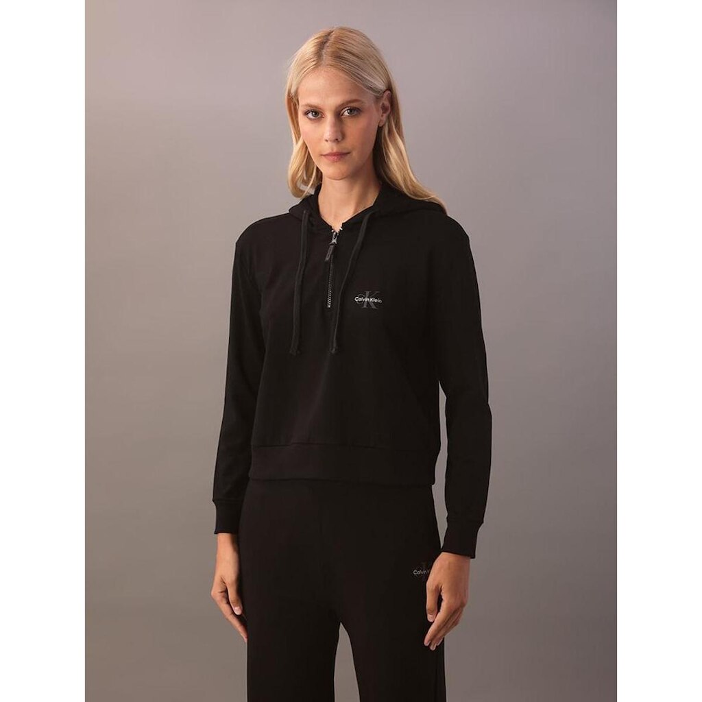 Blusão  Manga Longa Capuz Lounge Modal Calvin Klein Loungewear