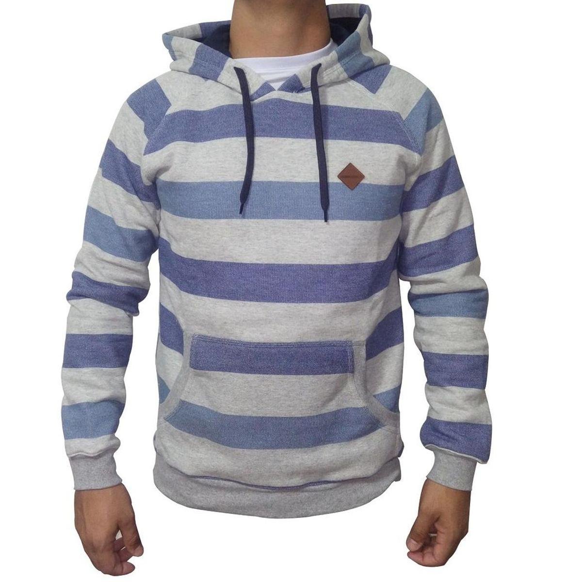 blusão masculino listrado