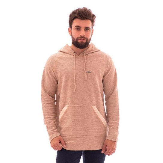 Blusão Moletom Aee Surf Ecológico Masculino - Bege