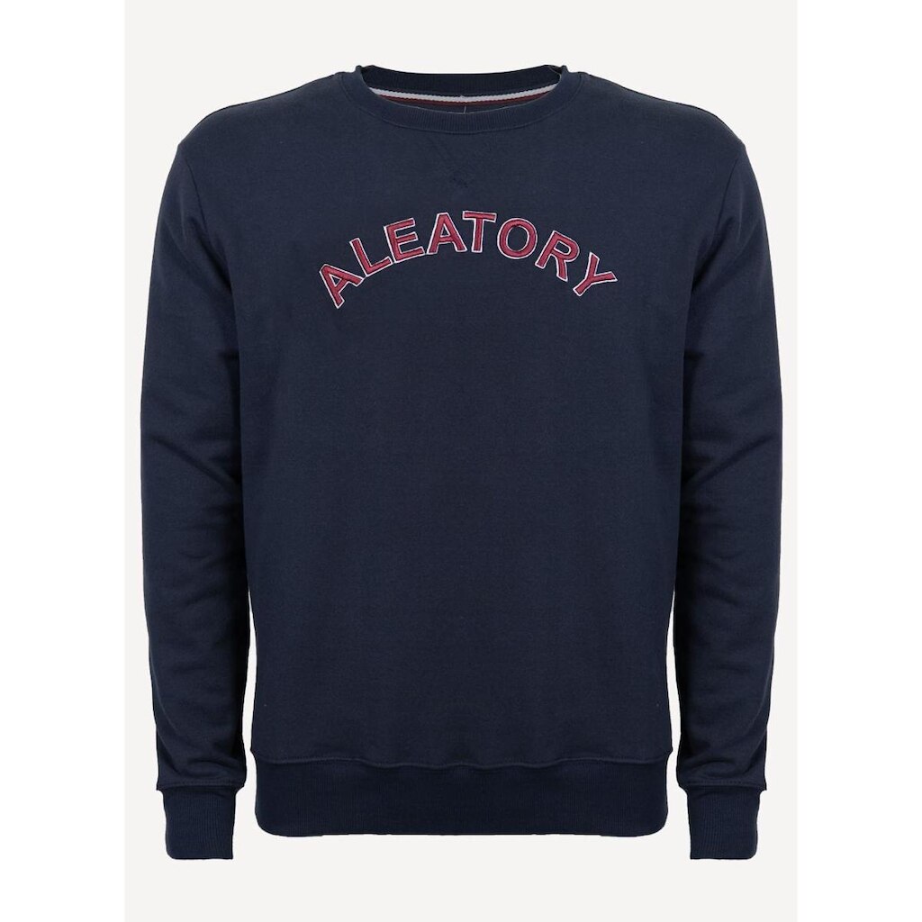 Blusão Moletom Aleatory Arched Marinho