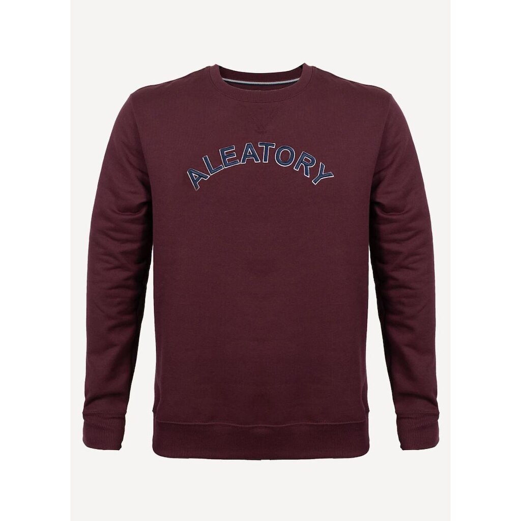 Blusão Moletom Aleatory Arched Vinho