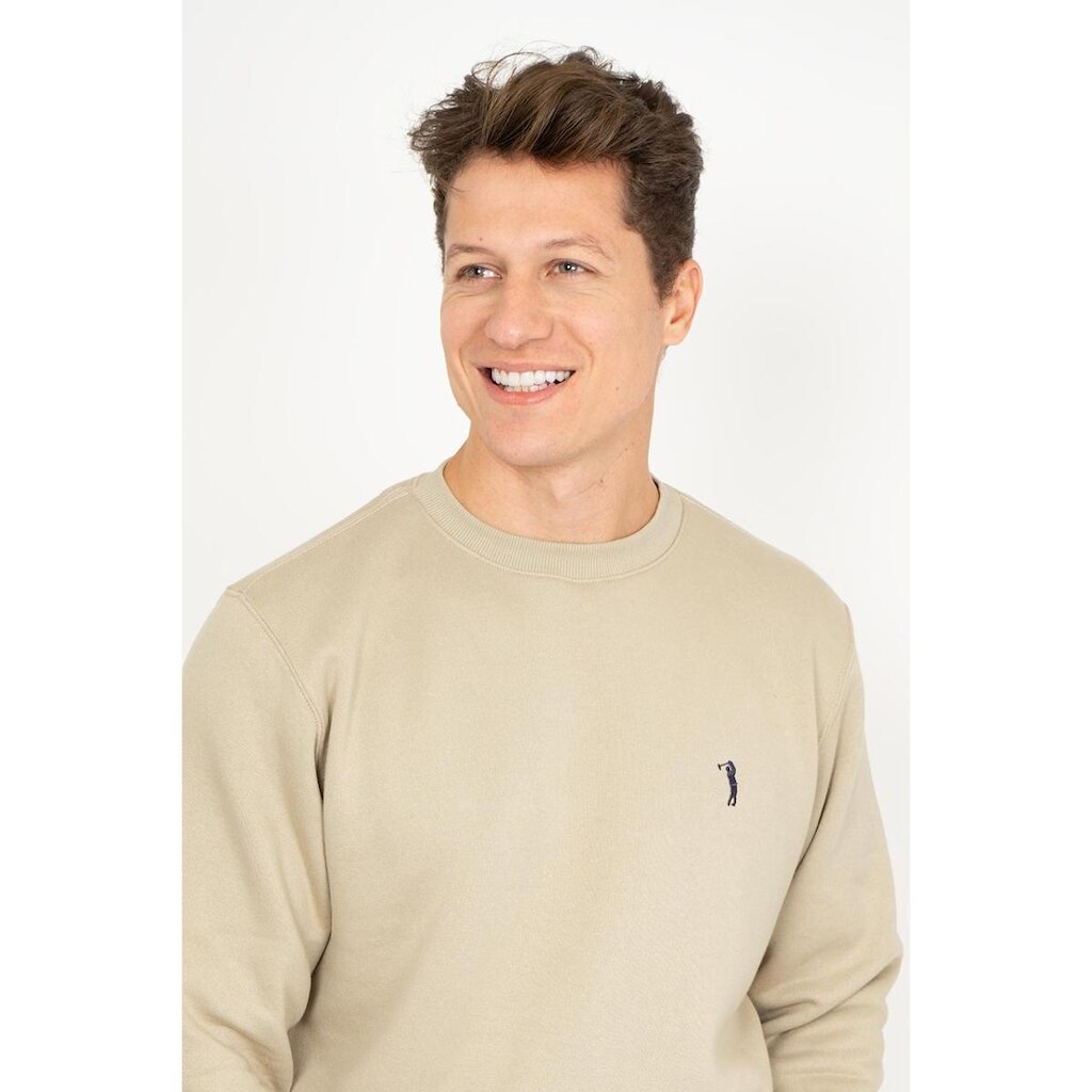 Blusão Moletom Aleatory Básico Khaki-Khaki-P