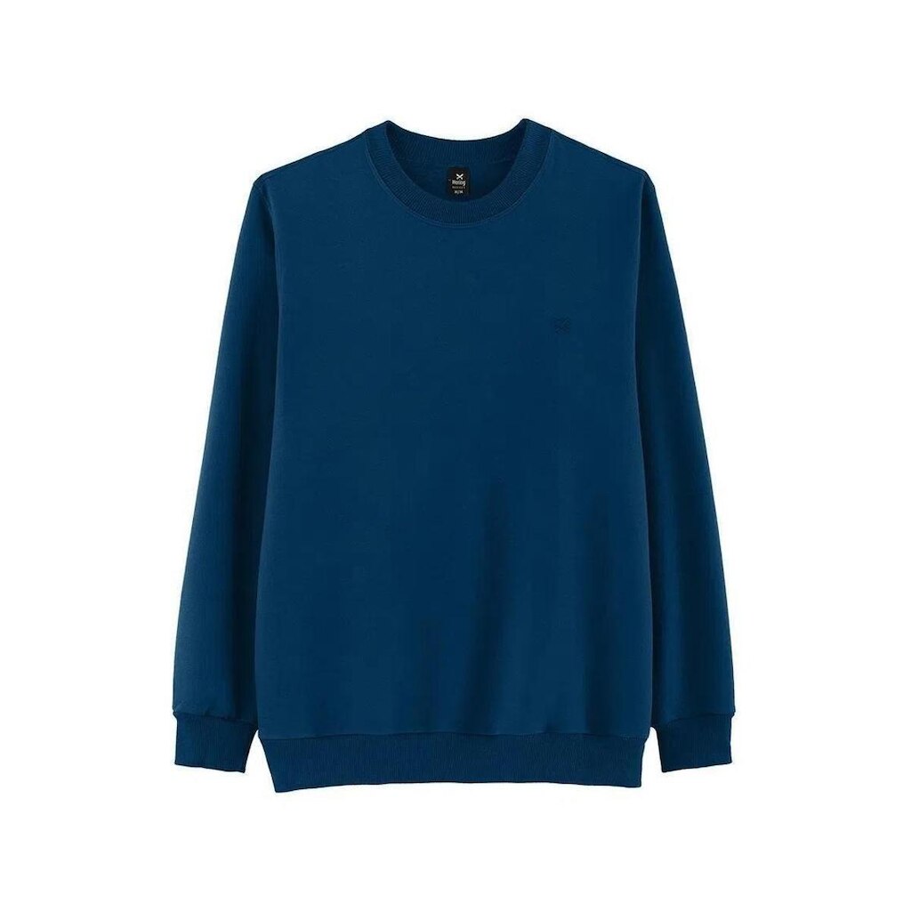 Blusão Moletom Básico Masculino Em Algodão Comfort