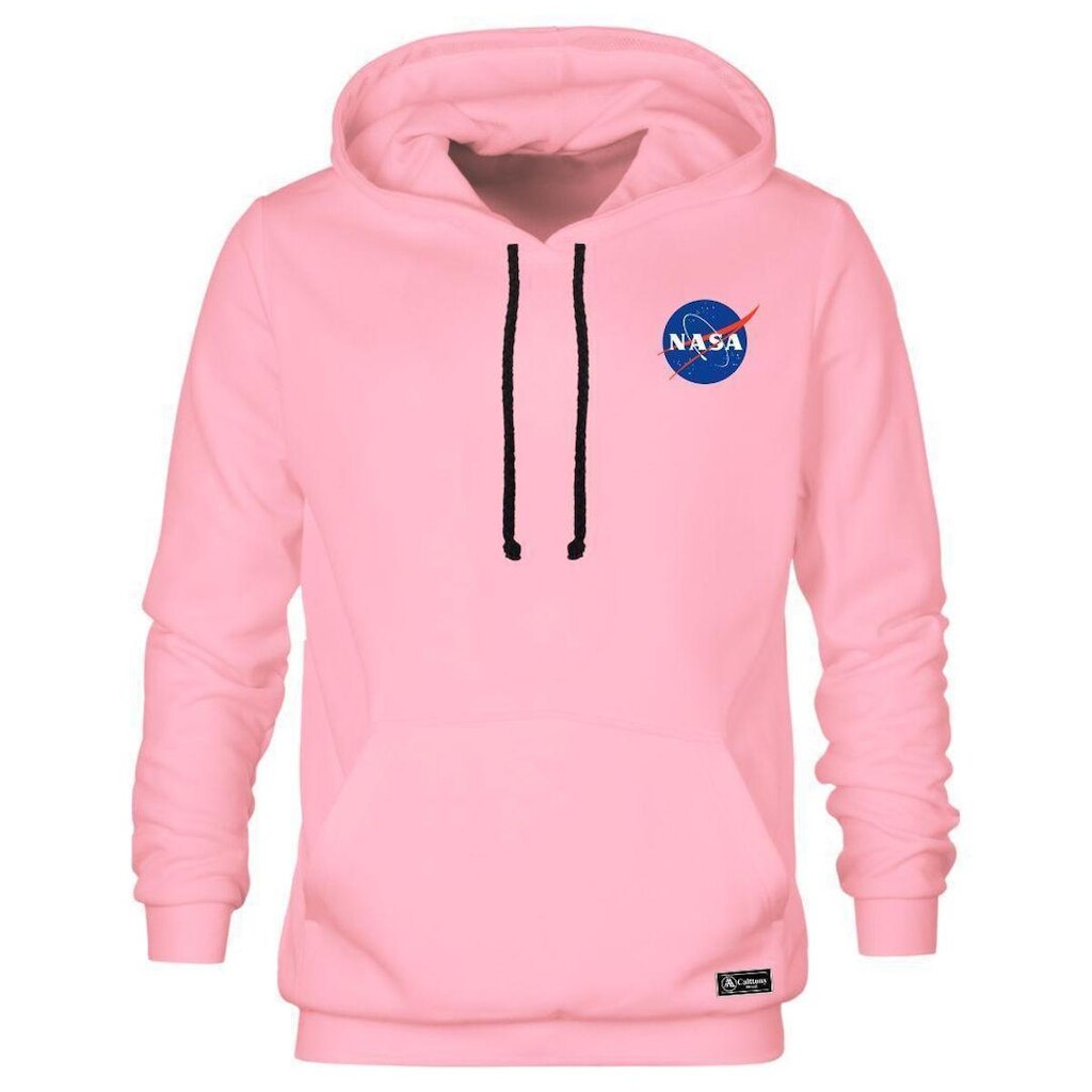 Blusão Moletom Calttony Canguru Nasa com Capuz e Bolso