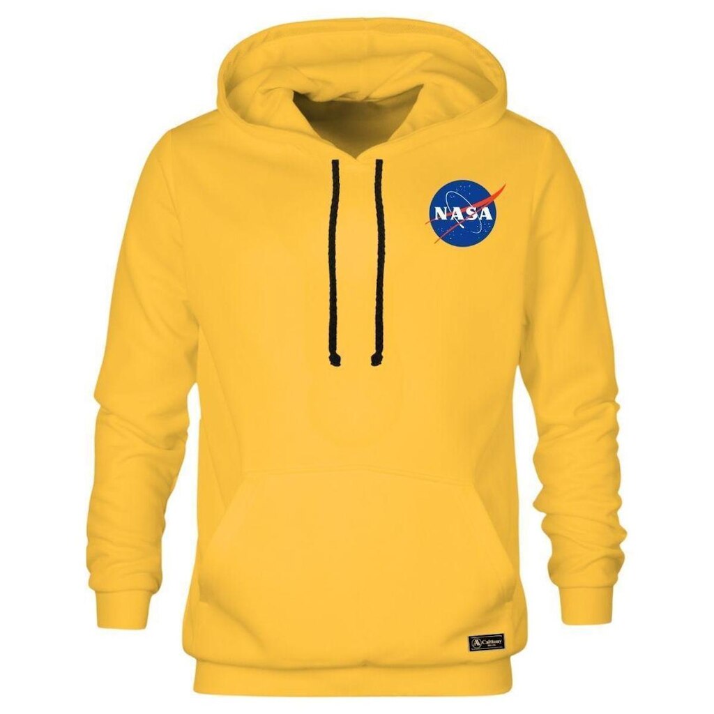 Blusão Moletom Calttony Canguru Nasa com Capuz e Bolso