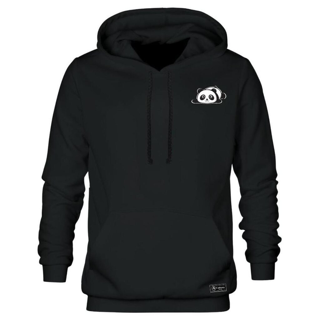Blusão Moletom Calttony Canguru Panda com Capuz e Bolso