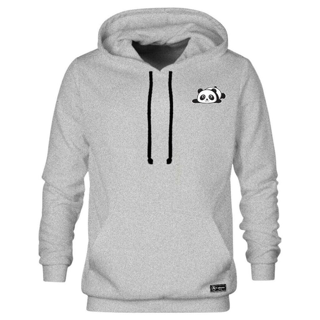 Blusão Moletom Calttony Canguru Panda com Capuz e Bolso