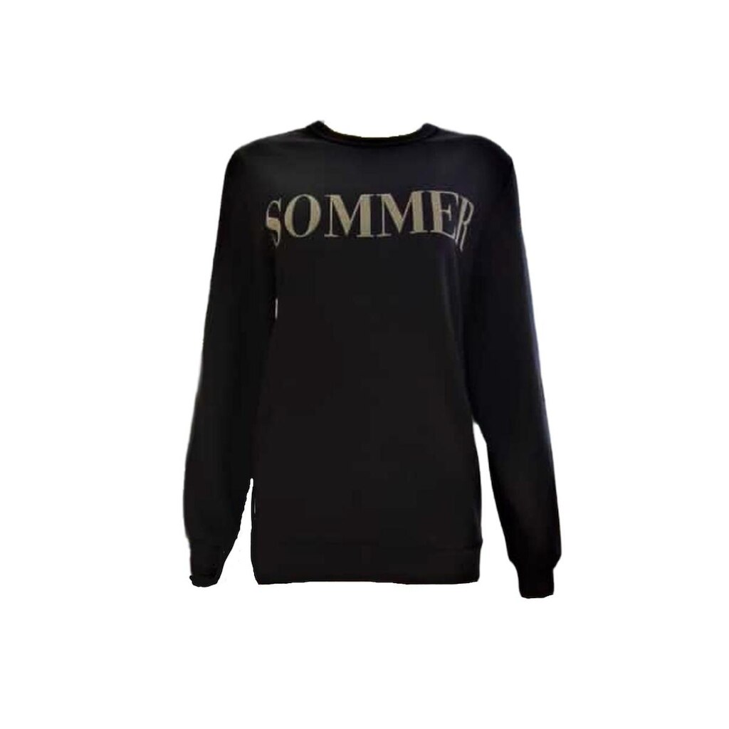 Blusão Moletom Sommer Com Logo Preto Tam. P