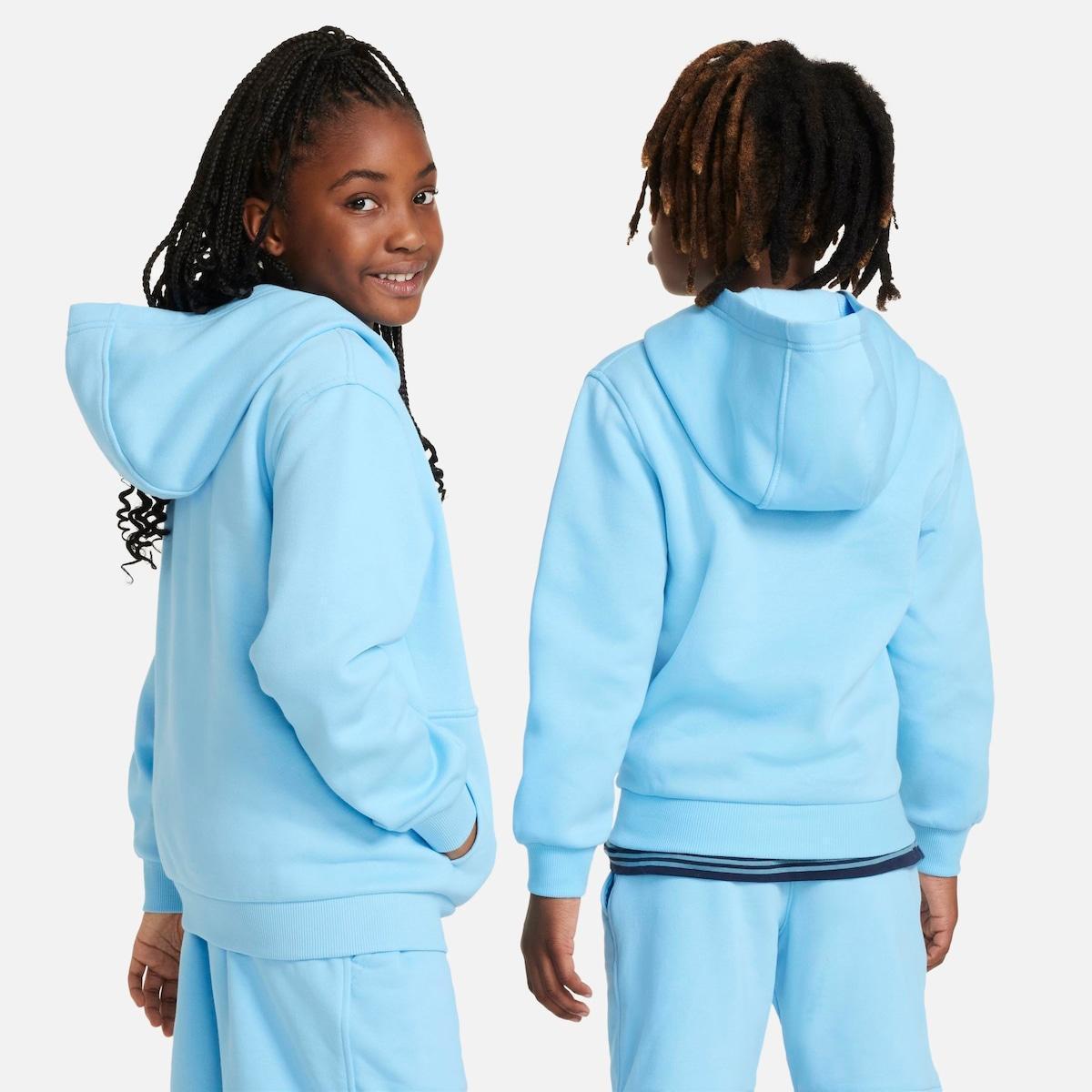 Blusão Nike Sportswear Club Fleece Infantil - Azul | Netshoes