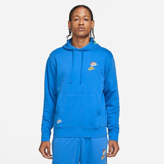 Blusão Nike Sportswear Essentials+ Masculino - Azul Menor preço em Blusão Nike Sportswear Essentials+ Masculino - Azul