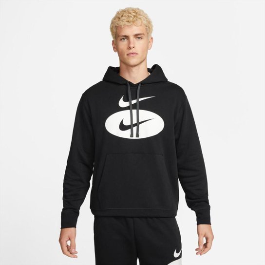 Blusão Nike Sportswear Swoosh League Masculino - Preto Menor preço em Blusão Nike Sportswear Swoosh League Masculino - Preto