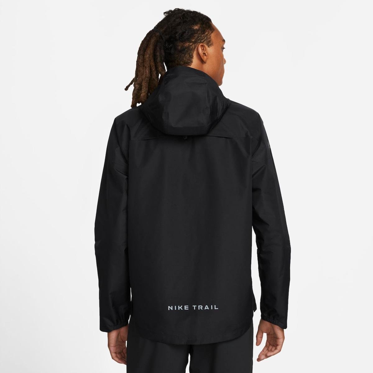 Blusão Nike Trail GORE-TEX Masculino - Preto+Branco | Netshoes