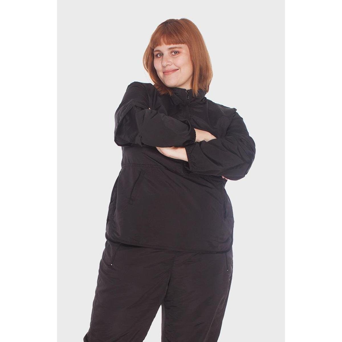 blusão de nylon feminino