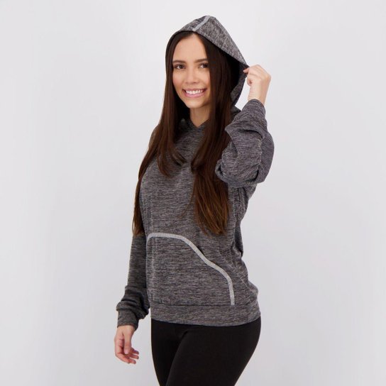 Blusão Placar Feminino - Cinza