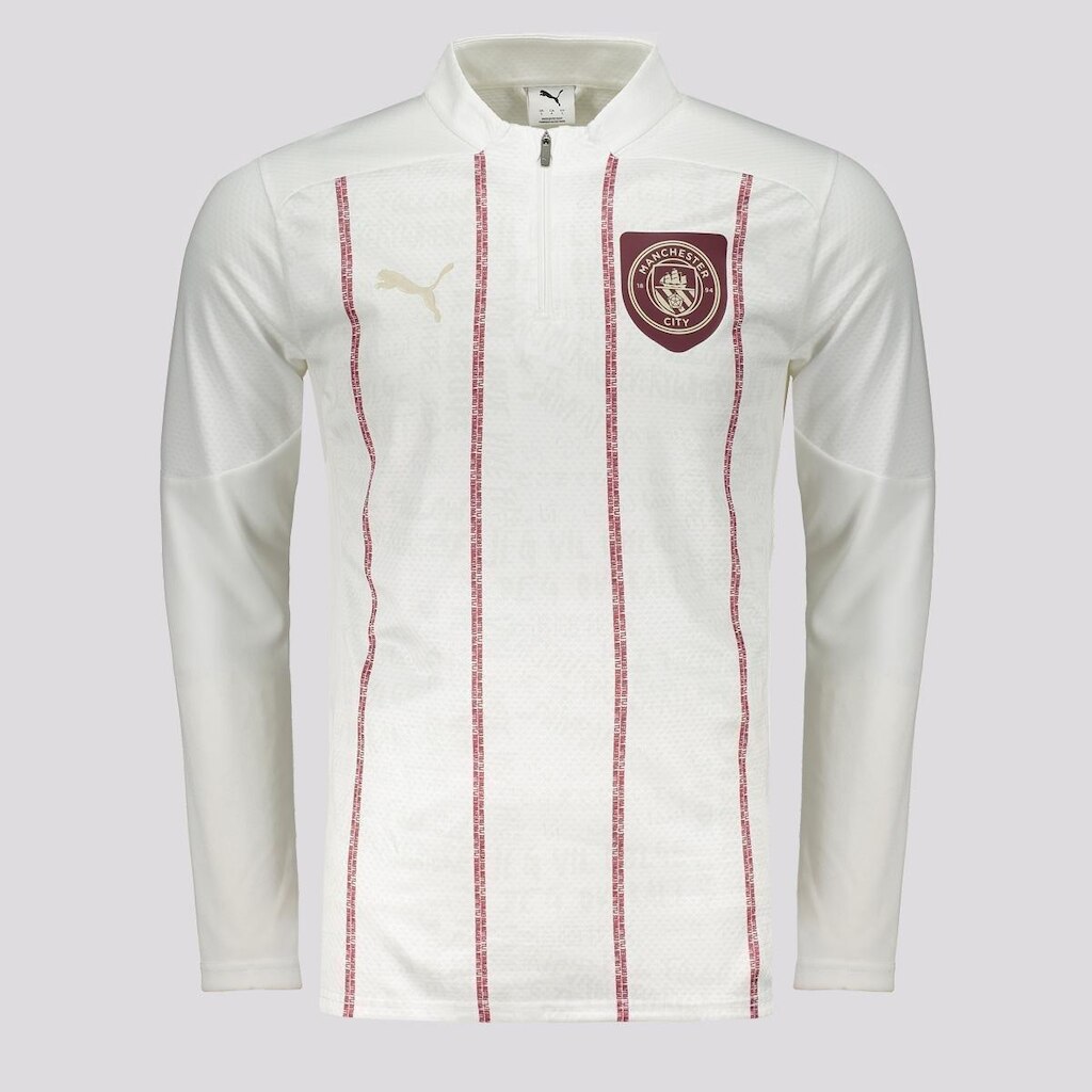 Blusão Puma Manchester City Pré-Jogo 2025 Branco