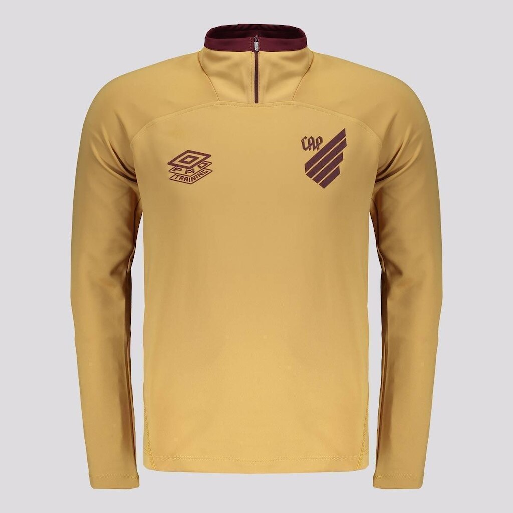 Blusão Umbro Athletico Paranaense Treino Comissão 2025 Dourada