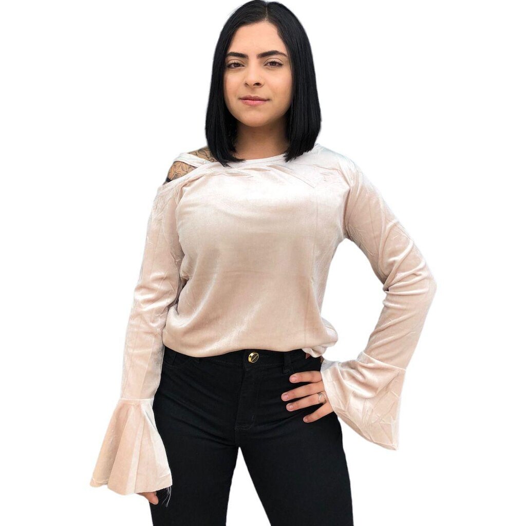 Blusinha Camurça Feminina