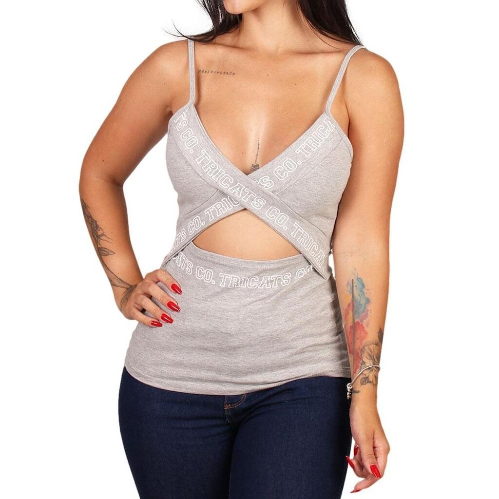 Blusinha Tricats Faixas Tricats