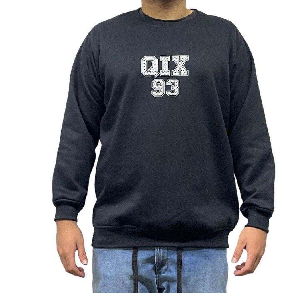 Bluzao Moletom Nobre Black Qix  G1G2G3