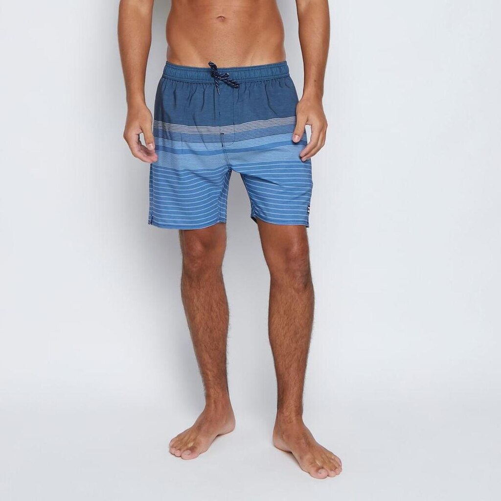 Boardshort Billabong Stripe Layback 17" Azul Boardshort Stripe Layback 17  Azul