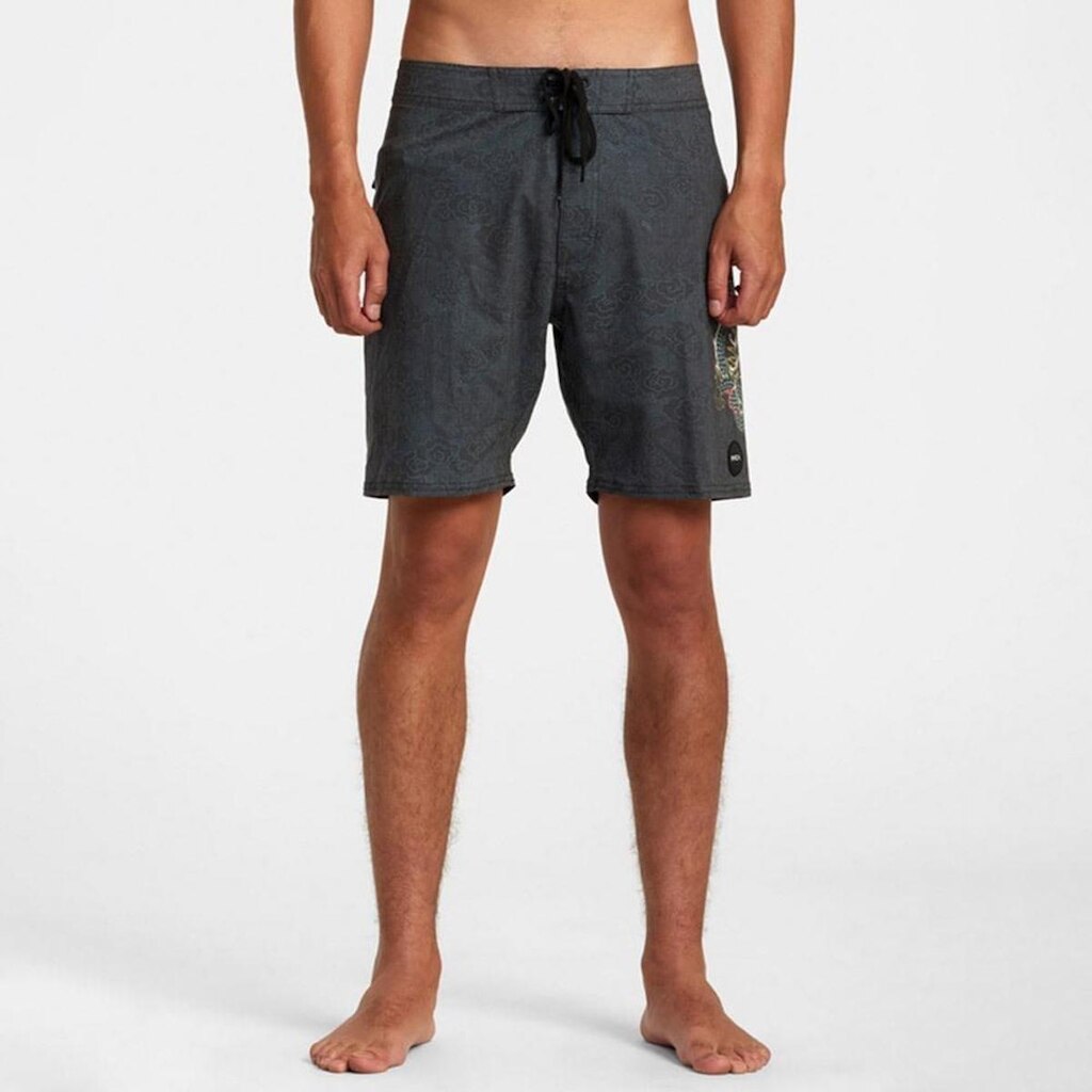 BOARDSHORT NEON DRAGON TRUNK - BLACK - 48