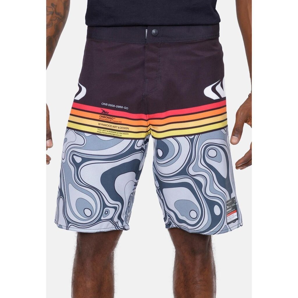 Boardshort Onbongo Funny Masculino