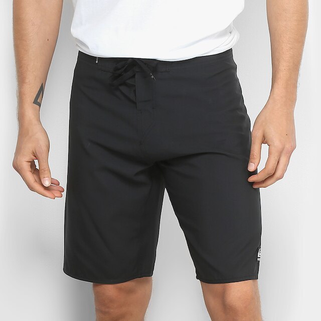 Menor preço em Boardshort Quiksilver Manic Solid Masculino - Preto