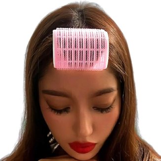 Bob para Franja de Cabelo com Adesivo 49mm Nº 6 Rosa