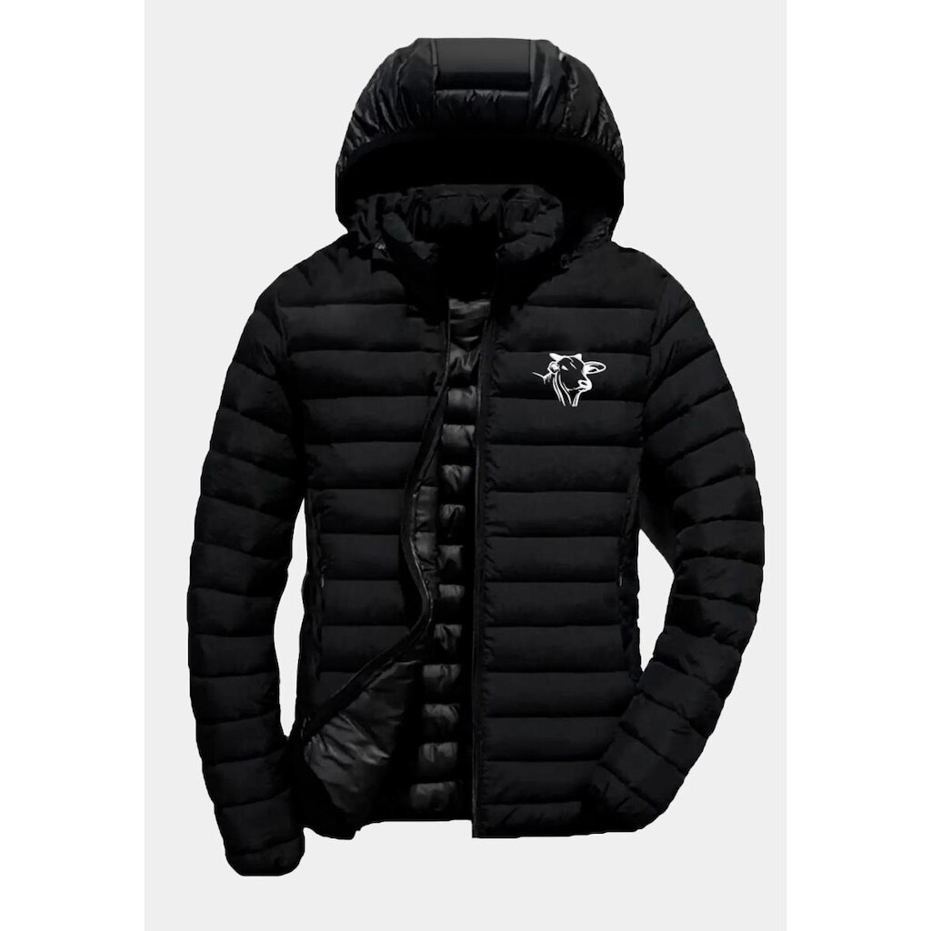 Bobojaco Puffer Pecuária Masculina Capuz Removível
