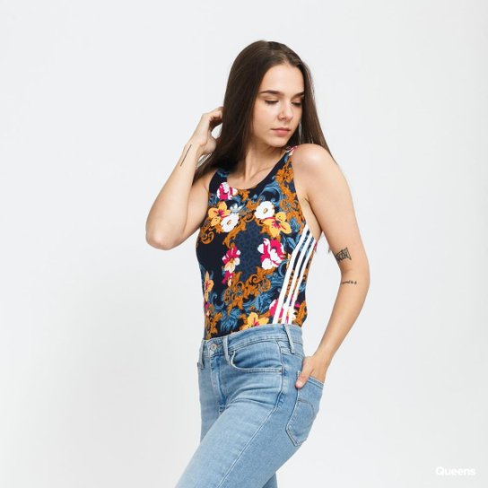 Body Adidas Originals Studio Her - Estampado Menor preço em Body Adidas Originals Studio Her - Estampado