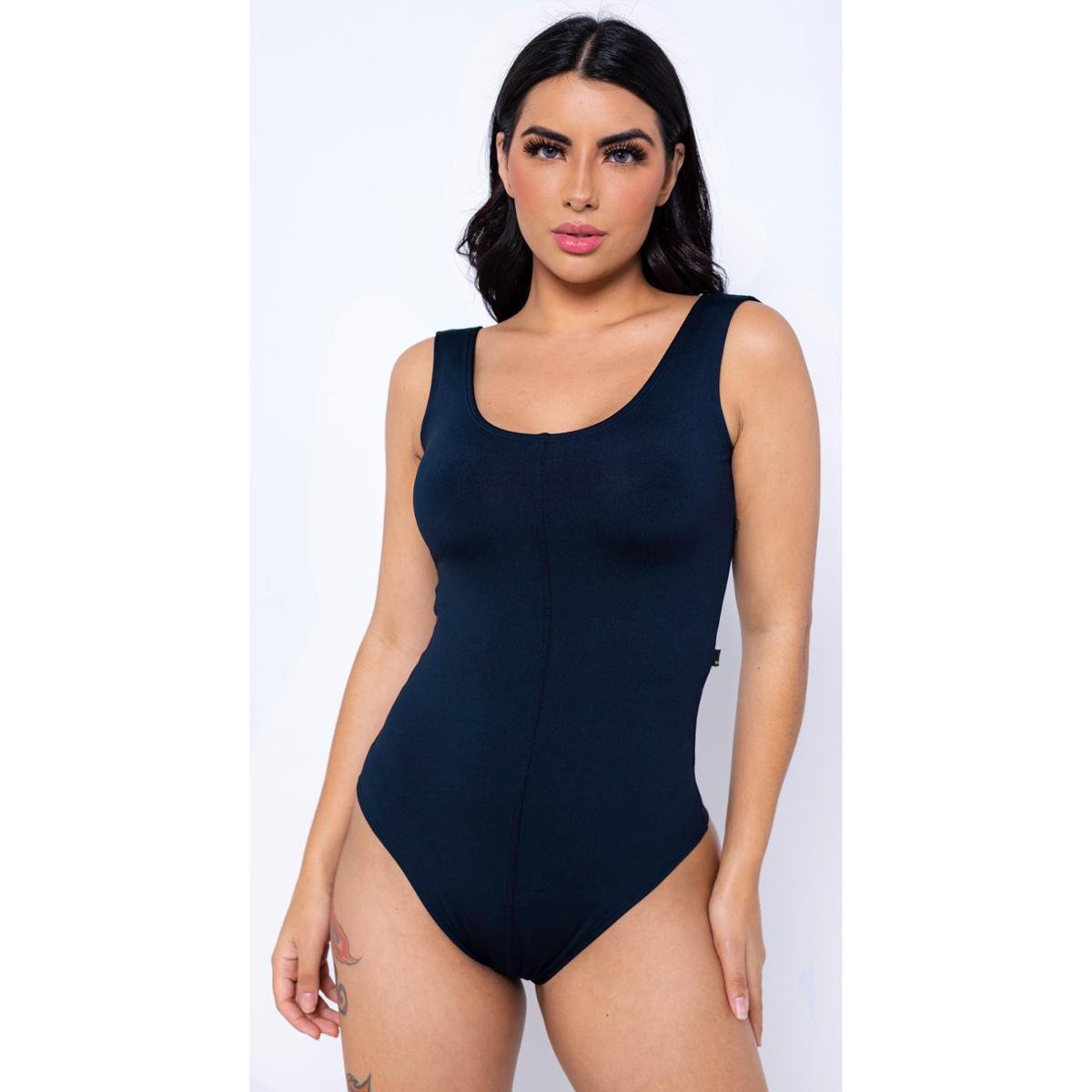 Body Basico Feminino Costas Cavado Confortável Em Suplex Poliéster WOLFOX Menor preço em Body Basico Feminino Costas Cavado Confortável Em Suplex Poliéster WOLFOX