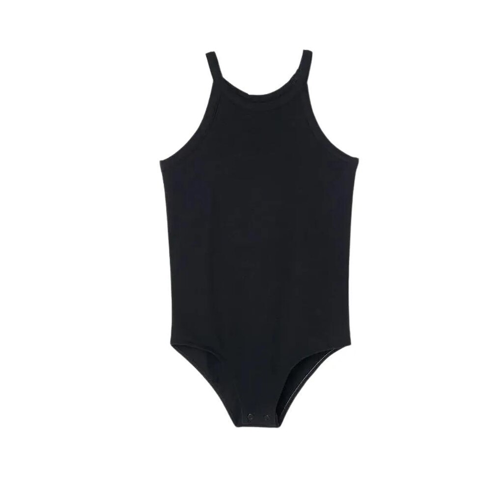Body Básico Infantil Hering Preto