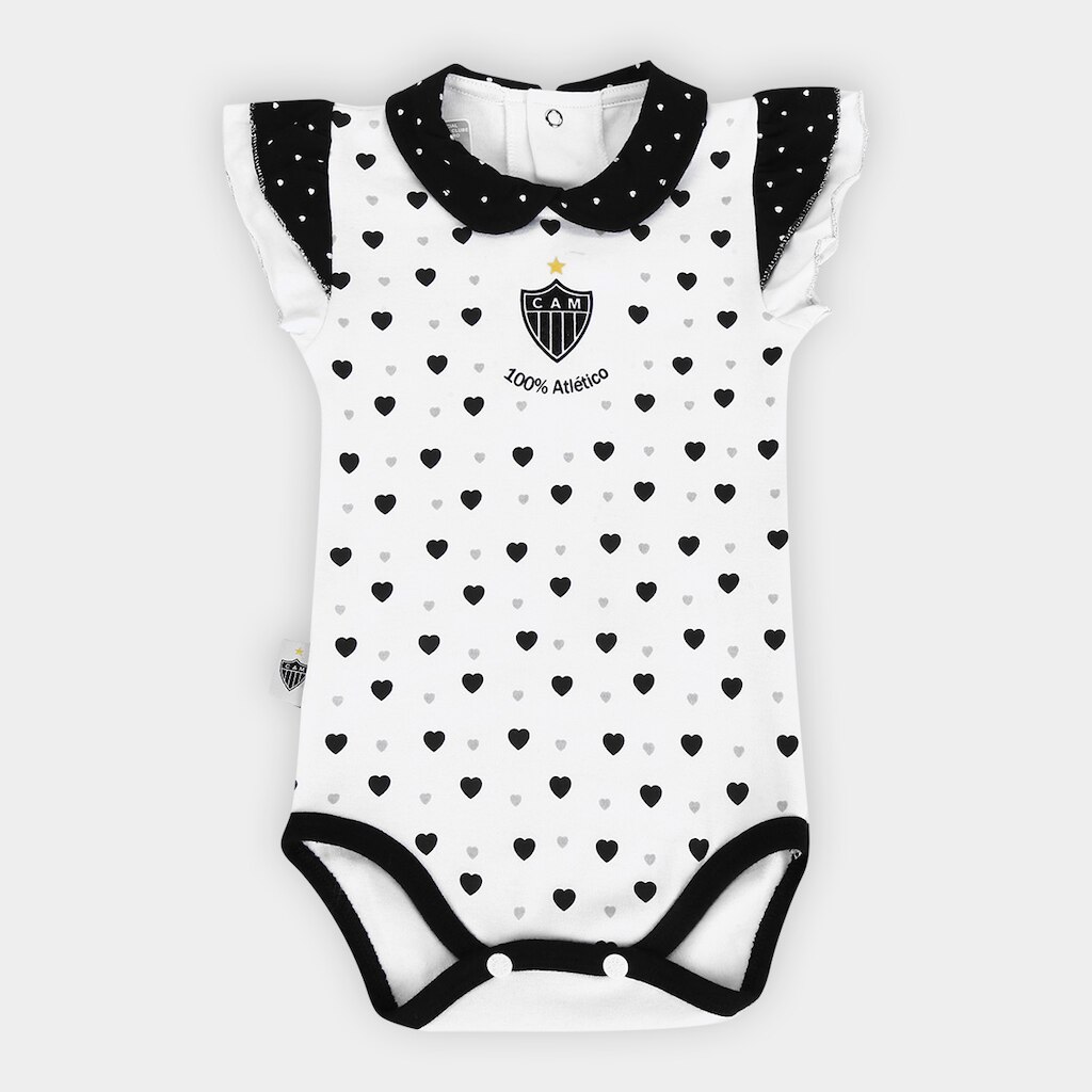 Body Bebê Atlético Mineiro Coração
