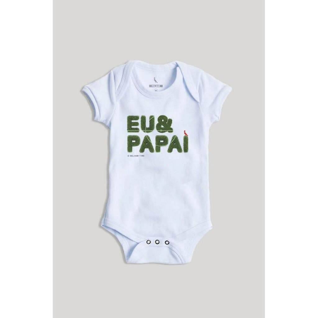 Body Bebê Estampa Time Do Papai Reserva Mini