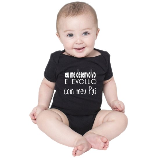 Body Bebe Frases Engracadas Evoluo Com Papai Pai Criativa Urbana Preto Netshoes Body Bebe Frases Engracadas Evoluo Com Papai Pai Criativa Urbana Preto Netshoes