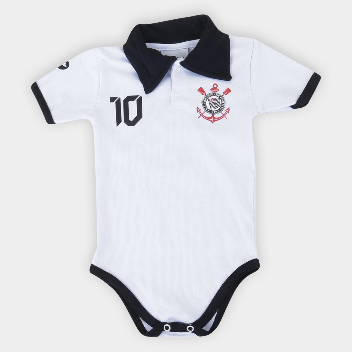 Body Corinthians Infantil Torcida Baby Polo Menor preço em Body Corinthians Infantil Torcida Baby Polo