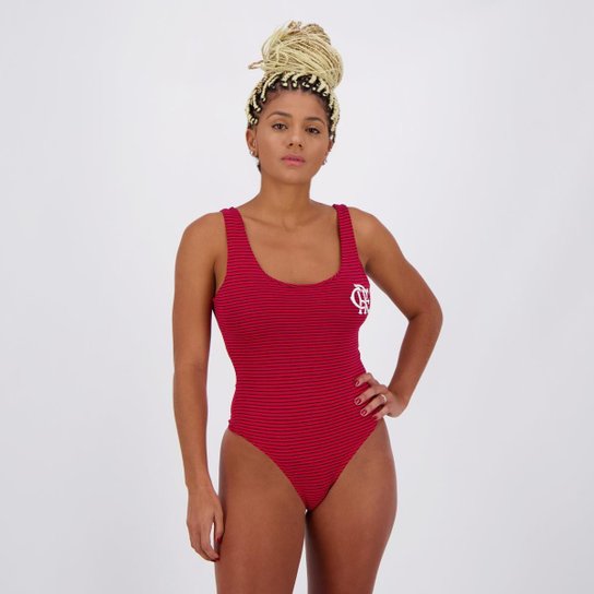 Body Flamengo Electro Listrado Vermelho - Vermelho Menor preço em Body Flamengo Electro Listrado Vermelho - Vermelho