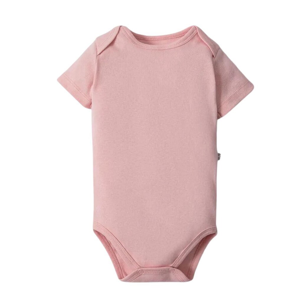Body Hering Manga Curta Rosa