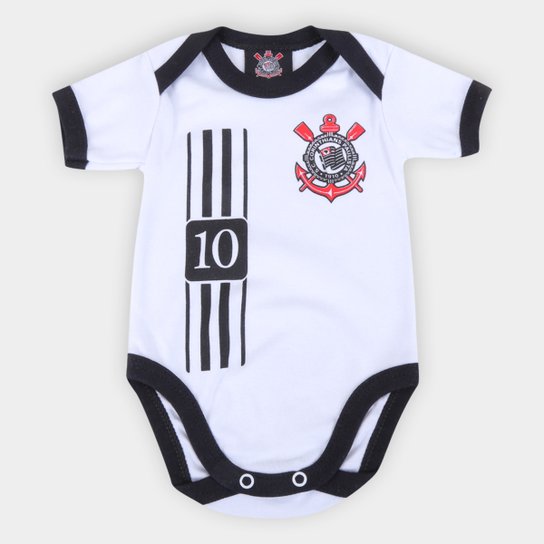 Body Infantil Corinthians Camisa 10 - Branco+Preto é ruim? Body Infantil Corinthians Camisa 10 - Branco+Preto é boa?