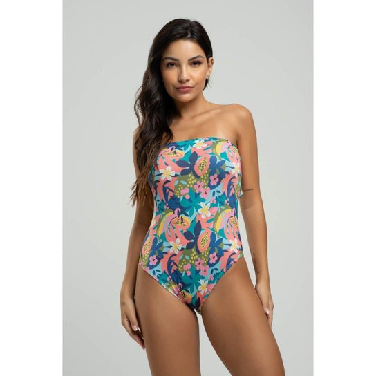 Body Maiô Tomara Que Caia Estampado Moda Praia Feminina