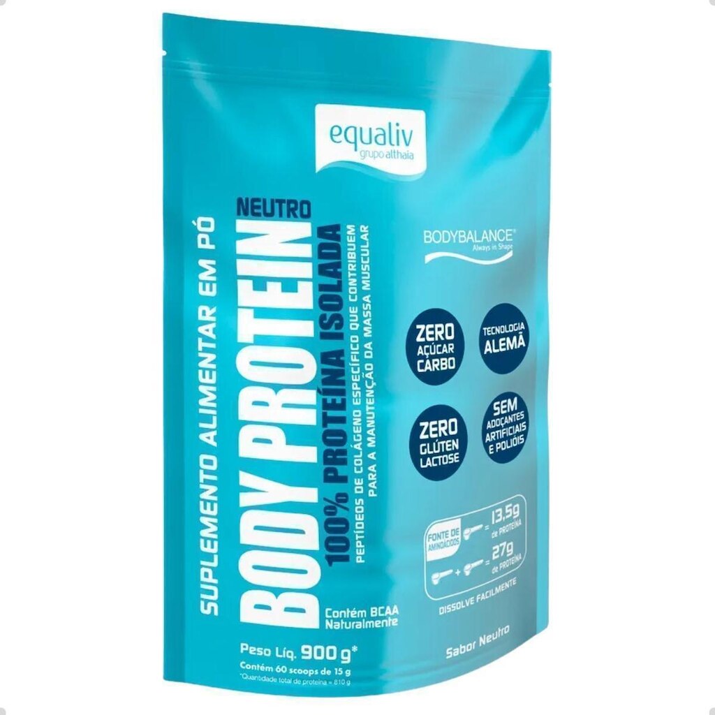 Body Protein Isolada Refil 900g Equaliv