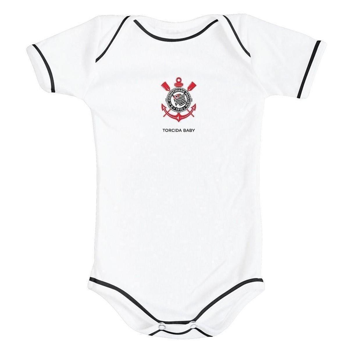 Body Torcida Baby Corinthians 033 X Infantil Menor preço em Body Torcida Baby Corinthians 033 X Infantil