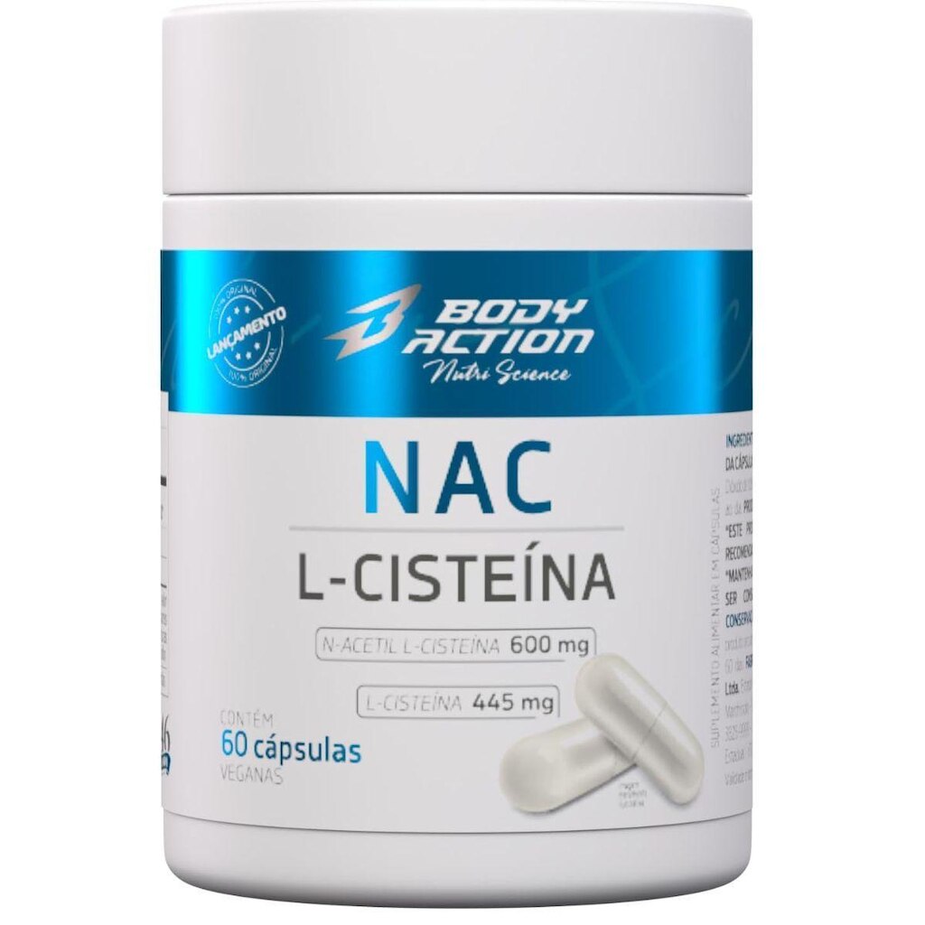 Bodyaction Nac 600mMg 60 Cps