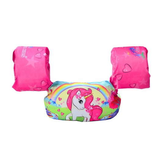 BOIA COLETE SALVA-VIDAS INFANTIL SEA KIDS BRAÇO E PEITORAL - Rosa Menor preço em BOIA COLETE SALVA-VIDAS INFANTIL SEA KIDS BRAÇO E PEITORAL - Rosa