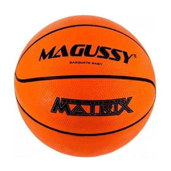 Bola Basquete Baby Matriz Magussy - Laranja Menor preço em Bola Basquete Baby Matriz Magussy - Laranja