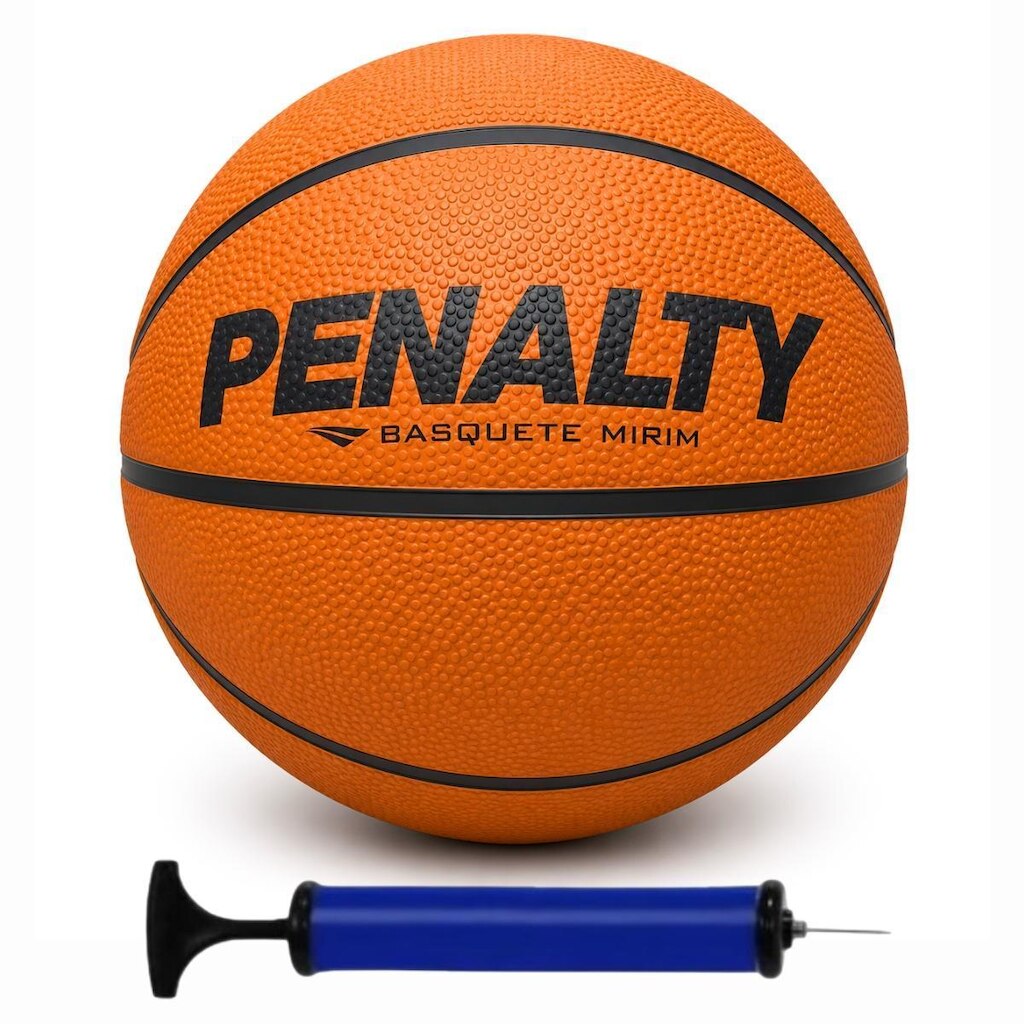 Bola Basquete Penalty Playoff Mirim + Bomba De Ar