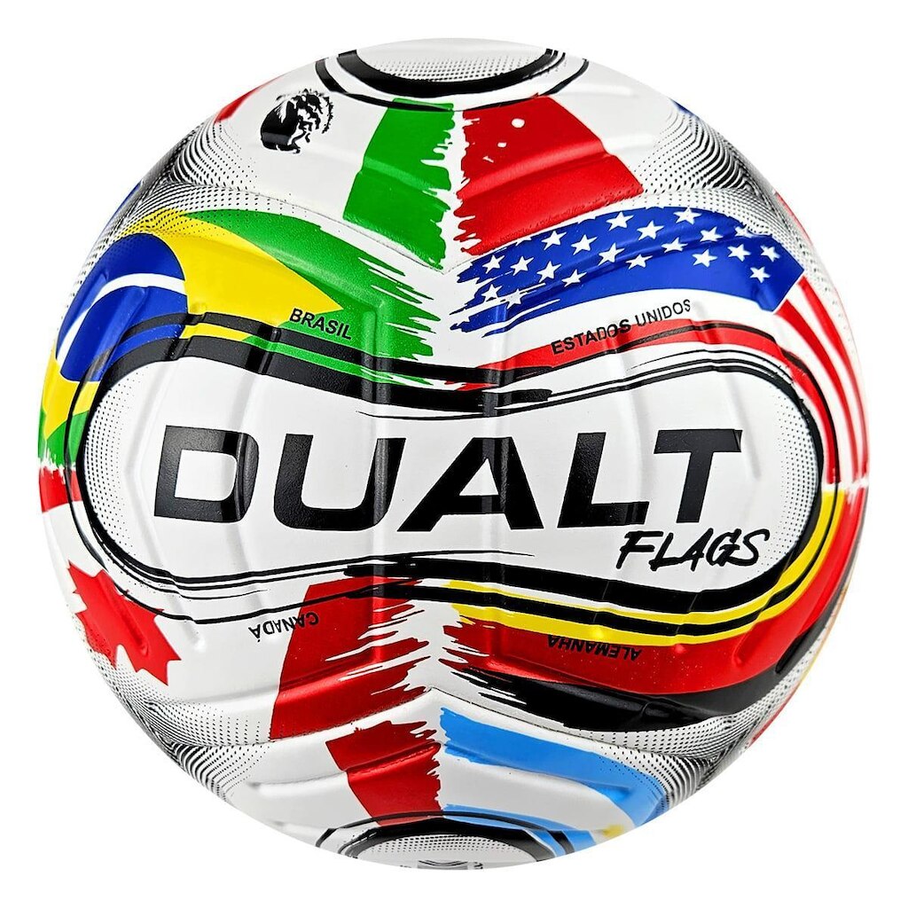 Bola Campo Dualt Flags Original Resistente Adulto