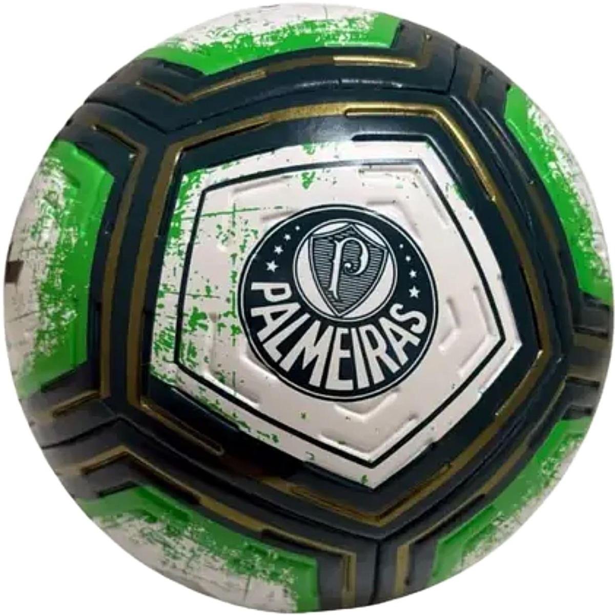 Bola Campo Dualt Protech Palmeiras 2025 - Branco+Verde | Netshoes